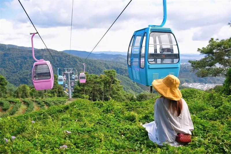 茶马古道旅游景区彩虹索道